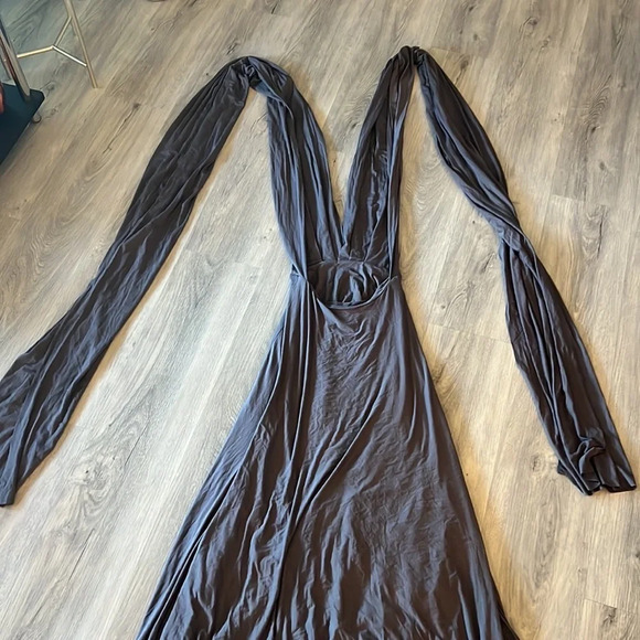 🇺🇸 Lulu’s gray  wrap dress size XS - Picture 3 of 8